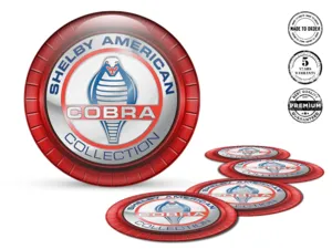 Shelby Pegatina Bombada Estilo Logos de Aro de Lujo